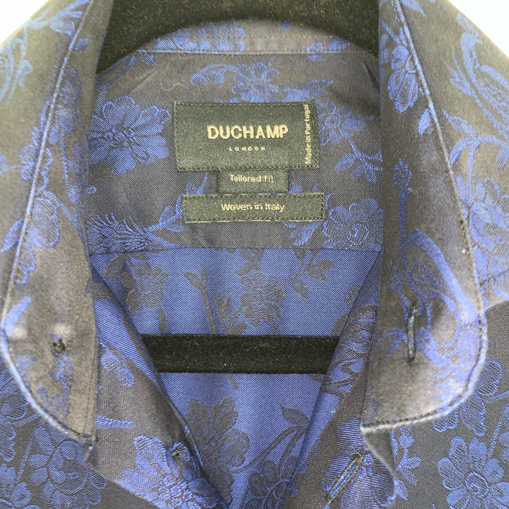 Duchamp London button front dress shirt 15” - Picture 6 of 7